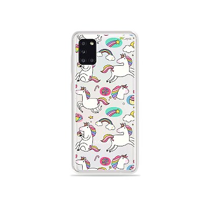 Capa para Galaxy Note 10 Plus - Unicórnios Felizes