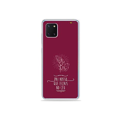 Capinha Pai Nosso para Galaxy Note 10 Lite