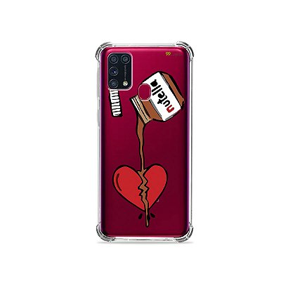 Capinha (transparente) para Galaxy M31 - Nutella