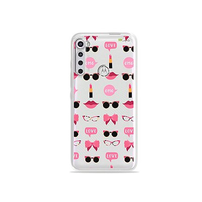 Capinha (transparente) para Moto One Fusion Plus - Girls