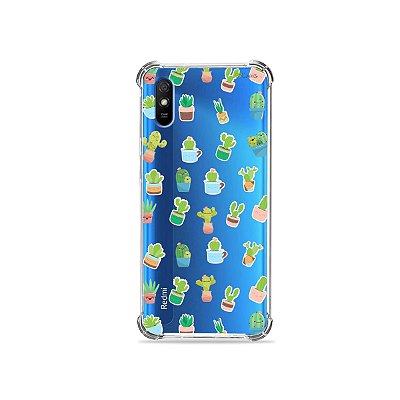 Capinha (transparente) para Redmi 9A - Cactus