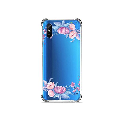 Capa (transparente) para Redmi 9A - Bromélias