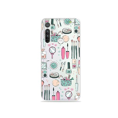 Capa (transparente) para Moto G8 - Make Up