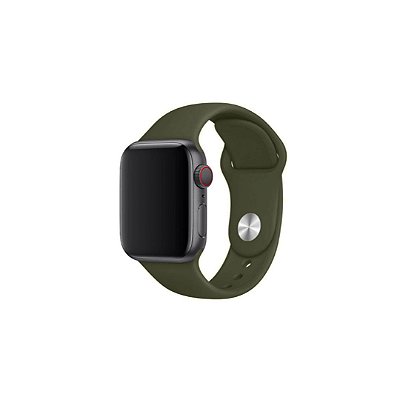 Pulseira Verde Cacto de Silicone para Apple Watch - 38mm