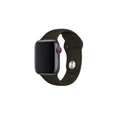 Pulseira Preta de Silicone para Apple Watch - 40mm