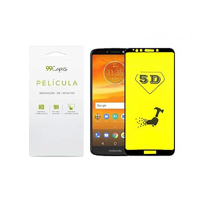 Película de Gel 5D (flexível) para Moto E5 - 99Capas