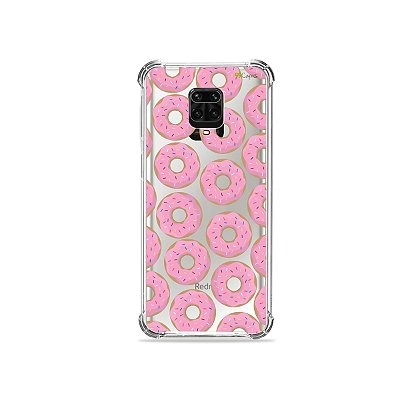 Capinha (Transparente) para Redmi Note 9S - Donuts