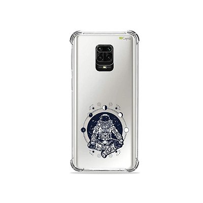 Capinha (Transparente) para Redmi Note 9S - Astronauta