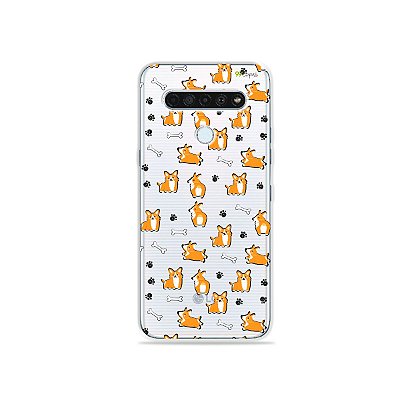 Capinha (Transparente) para LG K61 - Cãozinho