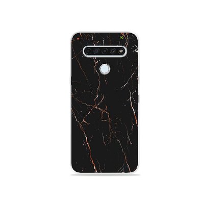 Capinha para LG K61 - Marble Black