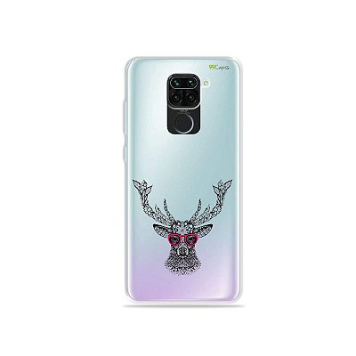 Capinha (Transparente) para Xiaomi Redmi Note 9 - Alce Hipster