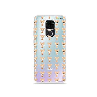 Capinha (Transparente) para Xiaomi Redmi Note 9 - Chihuahua