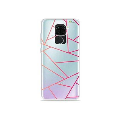 Capinha (Transparente) para Xiaomi Redmi Note 9 - Abstrata