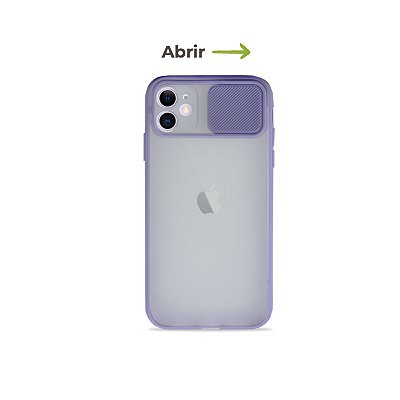 Capinha Soft Lilás com proteção de câmera para iPhone 11- 99Capas