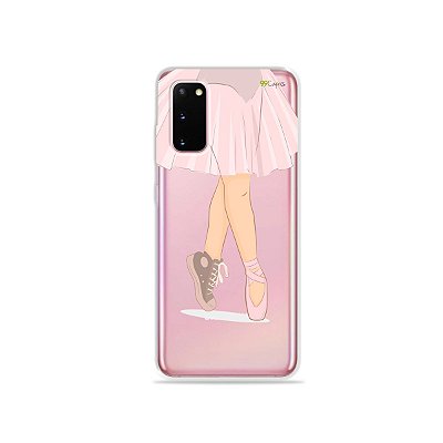 Capinha (Transparente) para Galaxy S20 - Bailarina