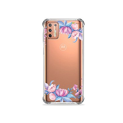 Capinha (Transparente) para Moto G9 Plus - Bromélias