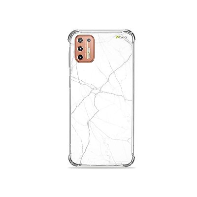 Capinha para Moto G9 Plus - Marble White