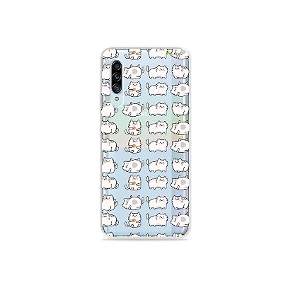 Capinha (Transparente) para Galaxy A90 - Lazy Cat