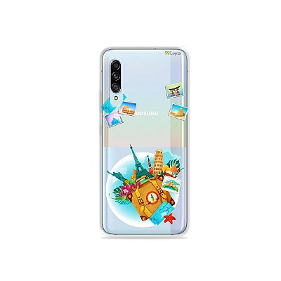 Capinha (Transparente) para Galaxy A90 - Memórias