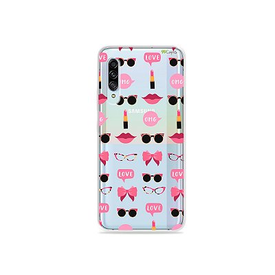 Capinha (Transparente) para Galaxy A90 - Girls