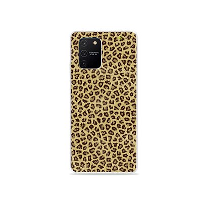 Capa (Transparente) para Galaxy S10 Lite - Animal Print