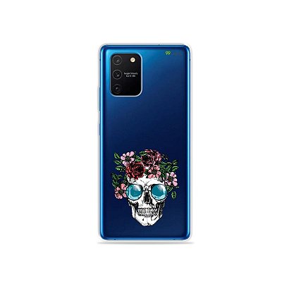 Capa (Transparente) para Galaxy S10 Lite - Caveira