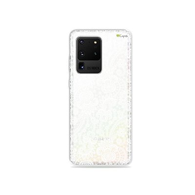 Capa (Transparente) para Galaxy S20 Ultra - Rendada