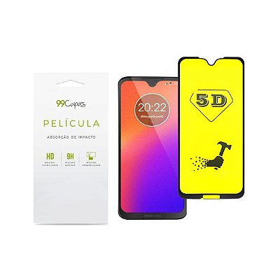 Película de Gel 5D (flexível) para Moto One Fusion - 99Capas