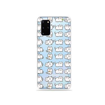 Capa (Transparente) para Galaxy S20 Plus - Lazy Cat