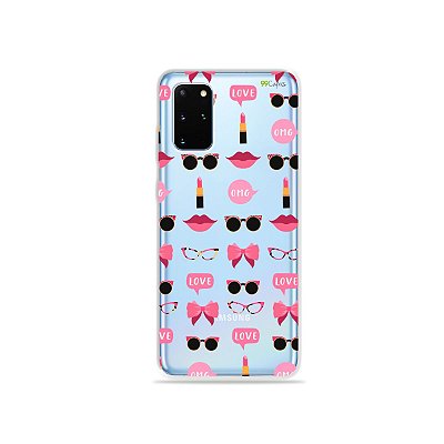 Capa (Transparente) para Galaxy S20 Plus - Girls