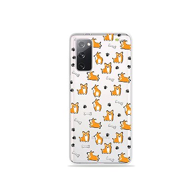 Capa (Transparente) para Galaxy S20 FE - Cãozinho