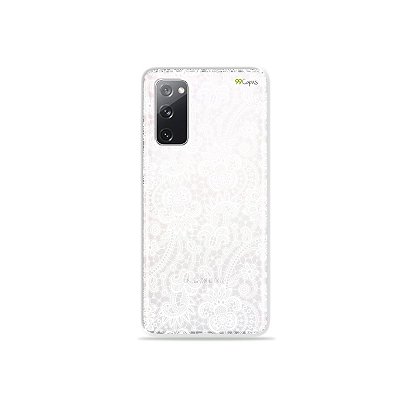 Capa (Transparente) para Galaxy S20 FE - Rendada