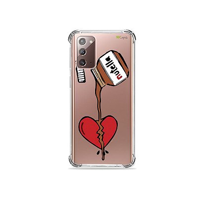 Capa (Transparente) para Galaxy Note 20 - Nutella