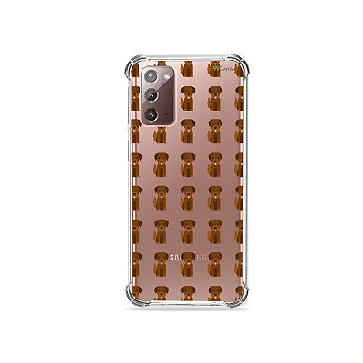 Capa (Transparente) para Galaxy Note 20 - Golden