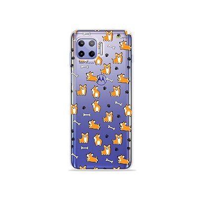 Capa (Transparente) para Moto G 5G Plus - Cãozinho