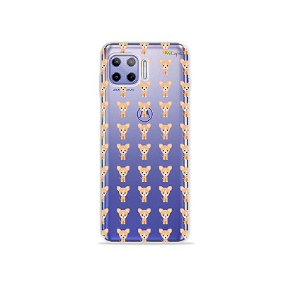 Capa (Transparente) para Moto G 5G Plus - Chihuahua