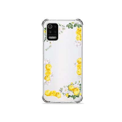 Capa (Transparente) para LG K62 - Yellow Roses