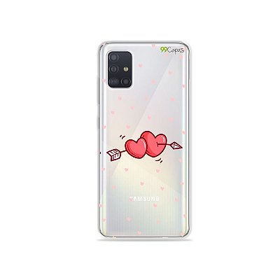 Capinha (transparente) para Galaxy A51 - In Love