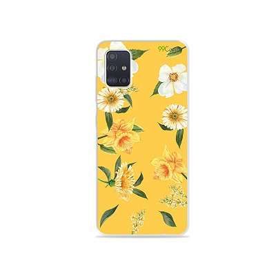 Capinha para Galaxy A51 - Margaridas