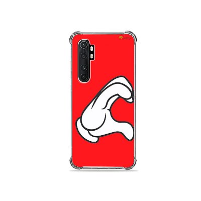 Capa para Xiaomi Mi Note 10 Lite - Coração Mickey