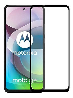 Película de Vidro 3D (borda preta) para Moto G 5G - 99Capas