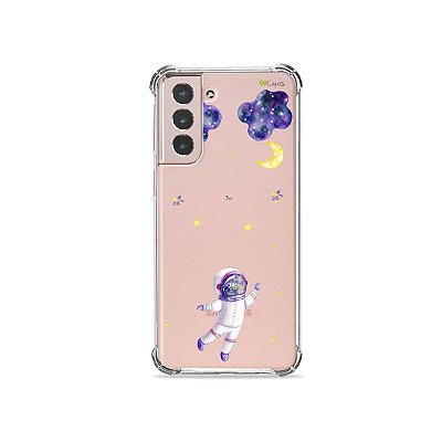 Capa (Transparente) para Galaxy S21 - Astronauta Sonhador