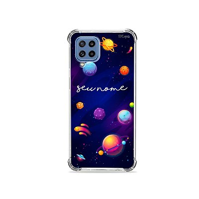 Capa Galáxia com nome personalizado para Galaxy A