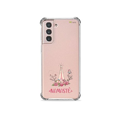 Capa (Transparente) para Galaxy S21 - Namastê