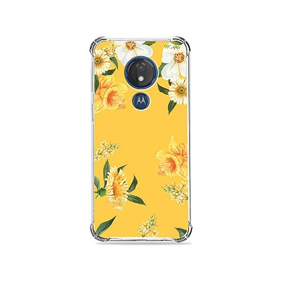 Capa para Moto G7 Power - Margaridas