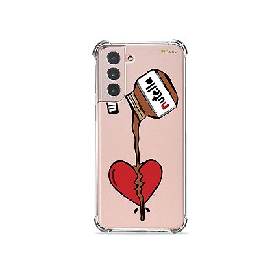 Capa (Transparente) para Galaxy S21 Plus - Nutella