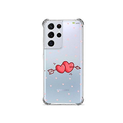 Capa (Transparente) para Galaxy S21 Ultra - In Love