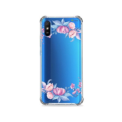 Capa (Transparente) para Redmi 9i - Brómelias