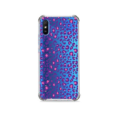 Capa (Transparente) para Redmi 9i - Animal Print Purple