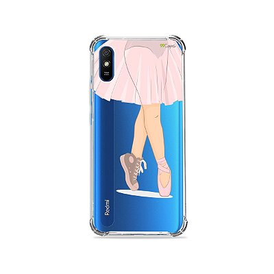 Capa (Transparente) para Redmi 9i - Bailarina